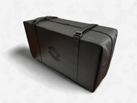 DreamCase Comfort Suitcase car bed in black leather 
