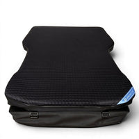 Unfolded Dreamcase Memory car bed mattress set in black