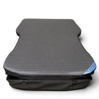 Unfolded Dreamcase Memory car bed mattress set in grey
