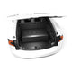 DreamCase Classic black case with black accent in Tesla Model S trunk
